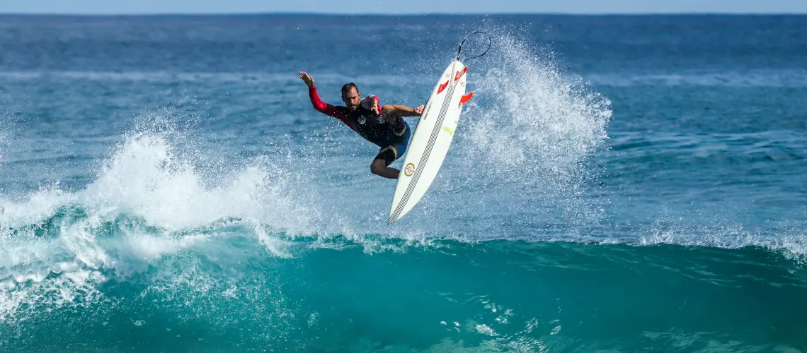 Surfing at Hikkaduwa Sri Lanka